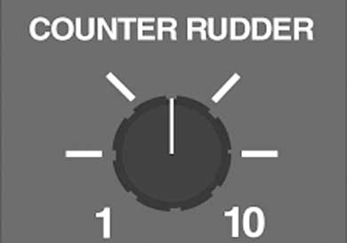 Counter rudder